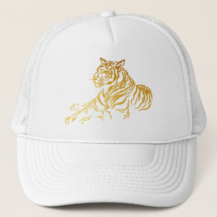Casquette de tigre d'or