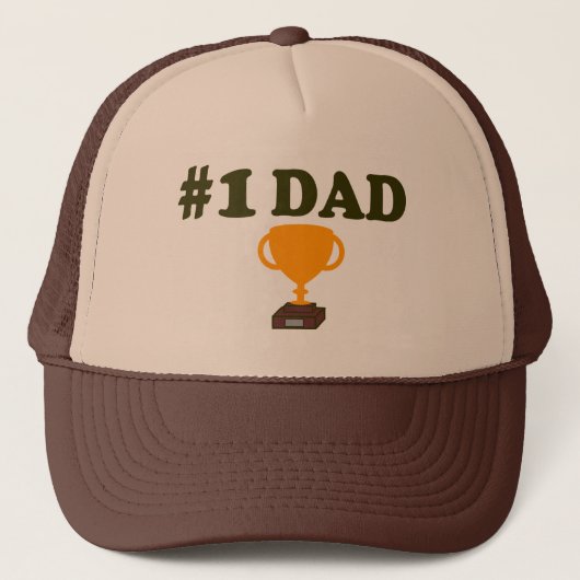 Casquette de trophée du papa #1 (Devant)