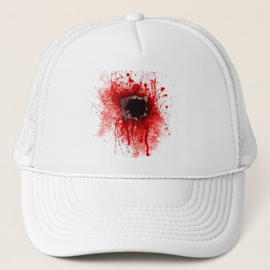 Casquette de trou de balle de Headshot (Devant)