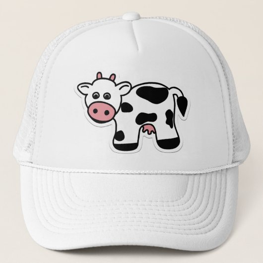 Casquette de vache à bande dessinée (Devant)