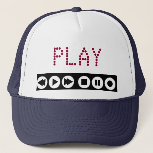 Casquette de vidéo musicale de jeu (Devant)