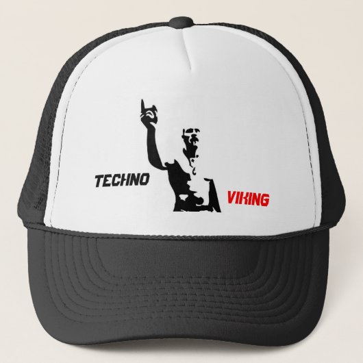 Casquette de Viking de techno (Devant)