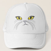Casquette de visage de chat (Devant)