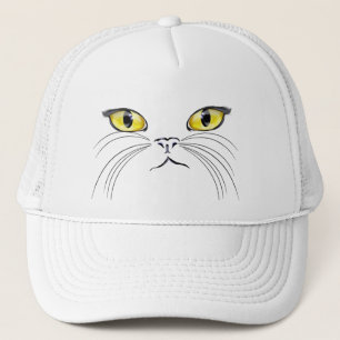Casquette de visage de chat