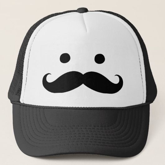 Casquette de visage de moustache (Devant)