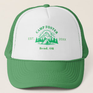 Casquette de voyage de camp personnalisée Été fami