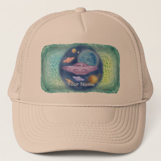 Casquette de voyage en navette spatiale (Devant)
