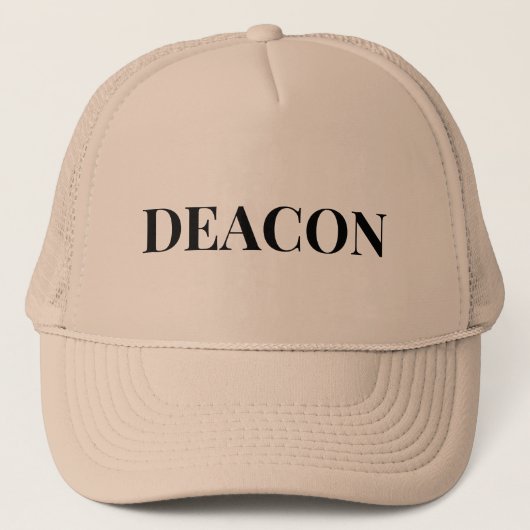 CASQUETTE DÉACON (Devant)