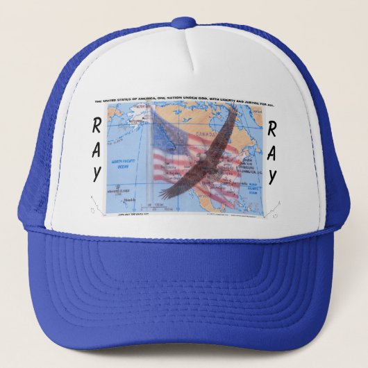 CASQUETTE D'EAGLE D'AMÉRICAIN (Devant)