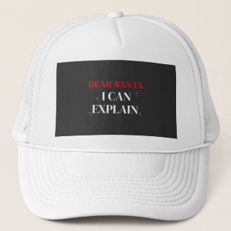 Casquette Dear Santa I Can Explain Funny Christmas Shirt