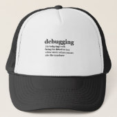 Casquette Debugging Definition Funny Coding Programmming Ven (Devant)