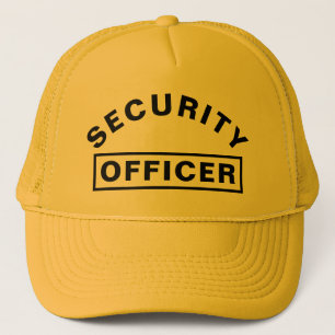 Casquette Déclaration textuelle PERSONNALISÉE D'AGENT DE SÉC
