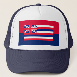 Casquette Décor de conception de drapeau d'état d'Hawaï
