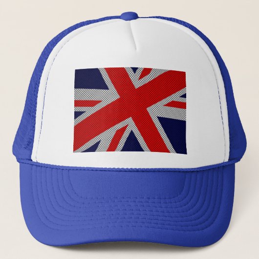 Casquette Décor Union Jack en fibre de carbone (Devant)