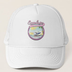 Casquette Découvrez le logo de voyage