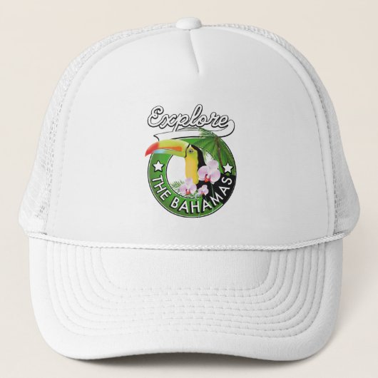 Casquette Découvrez le logo des Bahamas (Devant)