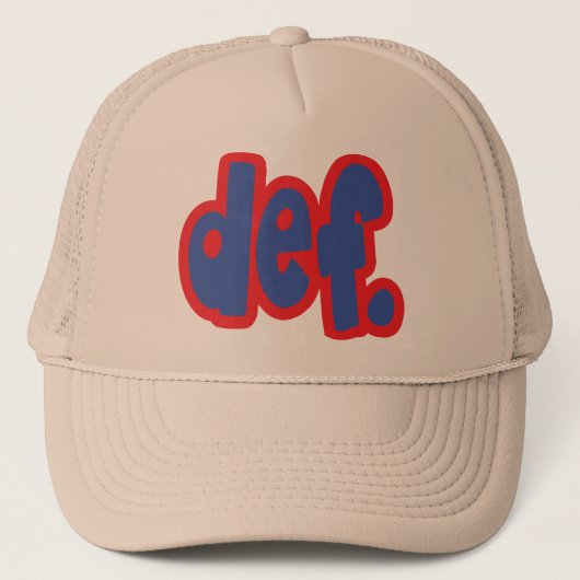 Casquette déf. (Devant)