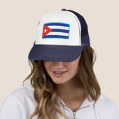 Casquette d'effet brodé par drapeau du Cuba (En situation)