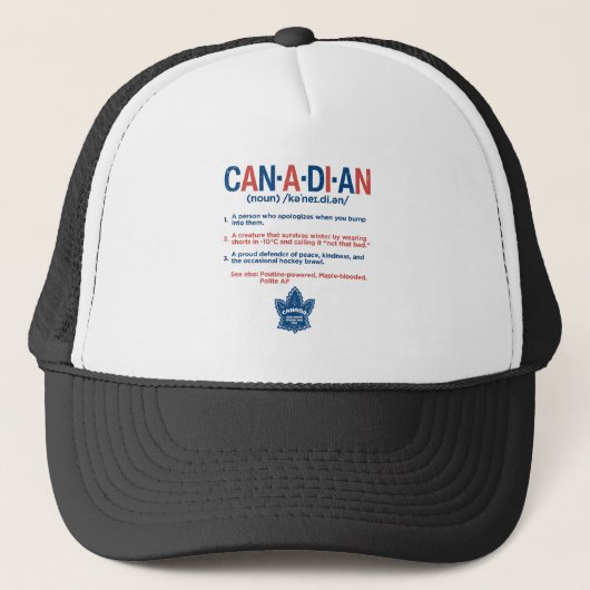 Casquette Définition canadienne (Devant)