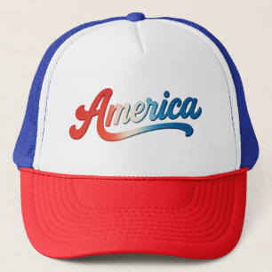 Casquette Dégradé Rétro Amérique - Style Drapeau USA Patriot