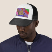 Casquette dégradés 3dart (En situation)