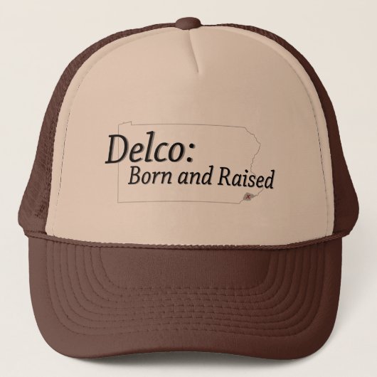 Casquette Delco Né et élevé (Devant)