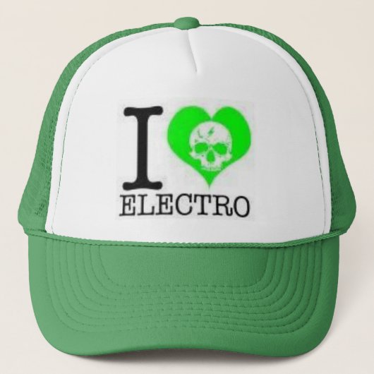 casquette d'électro du coeur i (Devant)