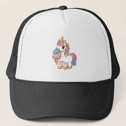 Casquette Délice de licorne de glace (1) (Devant)