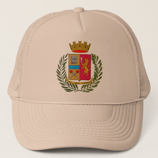 Casquette Della Polizia di Stato, Italie de Stemma (Devant)