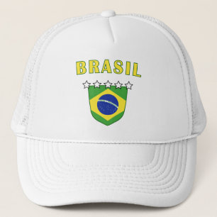 Casquette d'emblème du Brésil