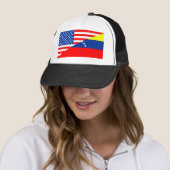 Casquette demi de drapeau Etats-Unis des Etats-Unis Amérique (En situation)