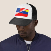 Casquette demi de drapeau Etats-Unis des Etats-Unis Amérique (En situation)