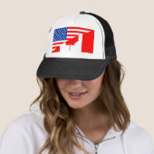 Casquette demi de pays des Etats-Unis de drapeau des (En situation)