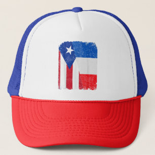 Casquette Demi Portoricain Demi Drapeau Français Fierté de l