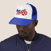 Casquette Démocrate Donkey Circus (En situation)