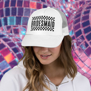 Casquette Demoiselles d'honneur rétro, voyage de filles asso