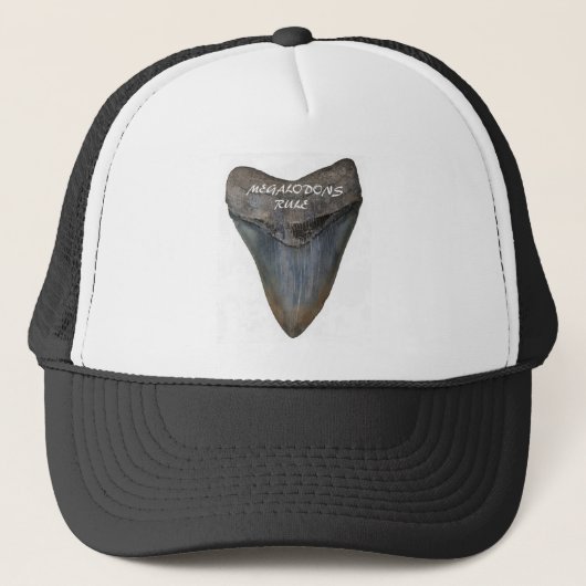 Casquette Dent de requin de Megalodon (Devant)