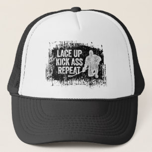 Casquette Dentelle. Répétez. (hockey)