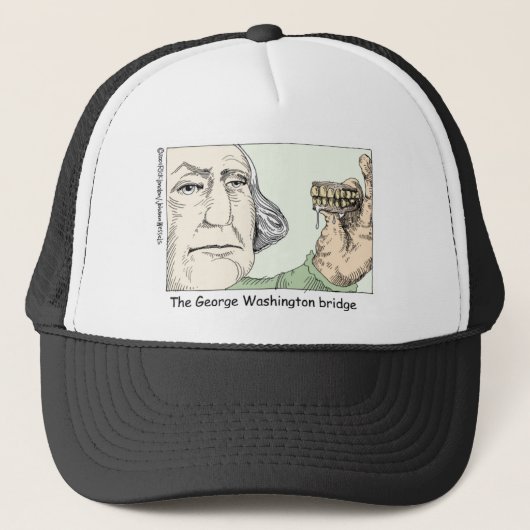 Casquette Dents de George Washington Cadeaux et objets de co (Devant)