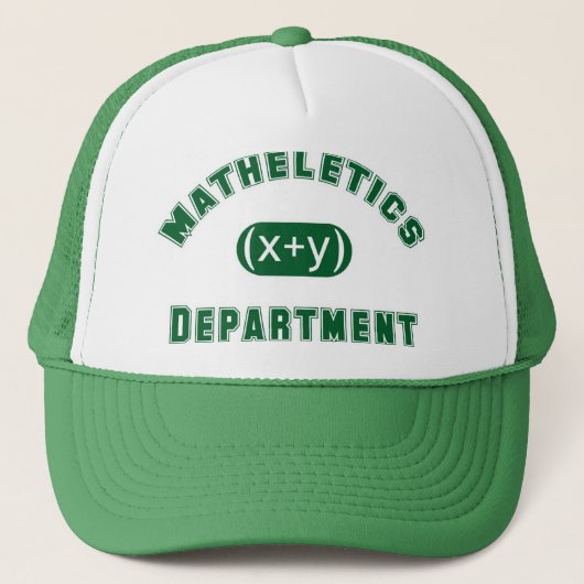 Casquette Département mathélétique (Devant)