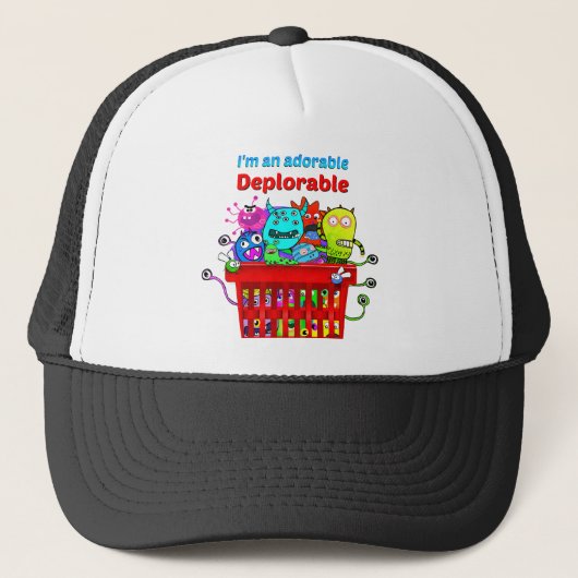 Casquette Déplorable adorable, panier de Deplorables (Devant)