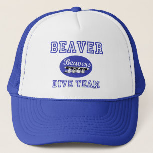 Casquette d'équipe de piqué de castor