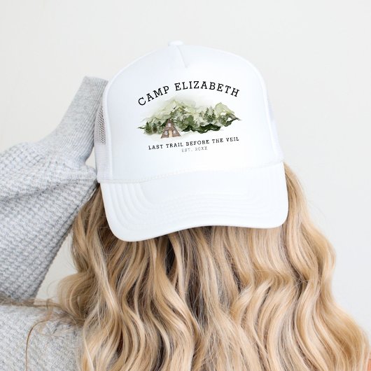 Casquette Dernier sentier avant le week-end de célibataire d