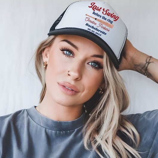 Casquette Dernier swing avant la bague Baseball Enterrement