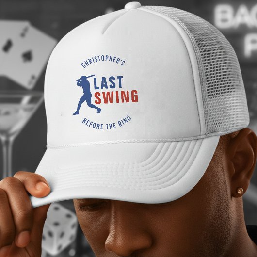 Casquette Dernier Swing avant la Fête de Bachelor Party de B