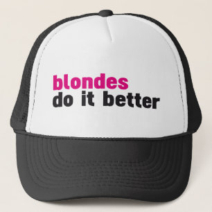 Casquette Des blondes il améliorent
