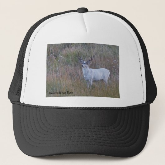Casquette Des cerfs communs blancs plus doux 1 (Devant)