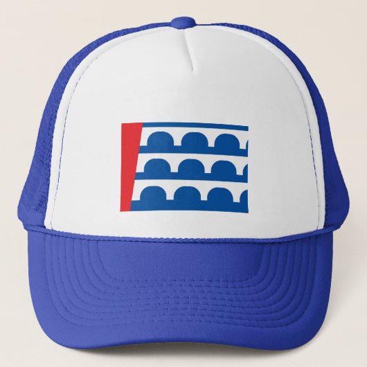 Casquette Des Moines city flag (Devant)