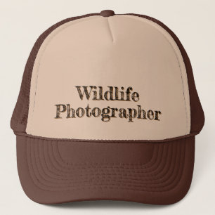 Casquette des photographes de la faune