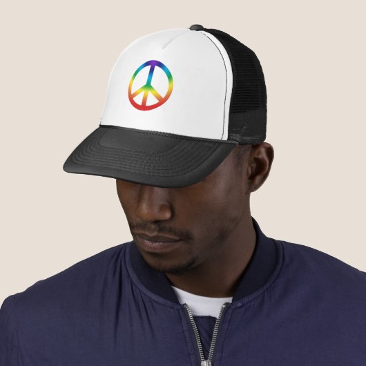 Casquette des signes de paix en Chakra (En situation)